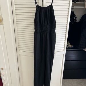 Old Navy Black linen Jumpsuit TALL size